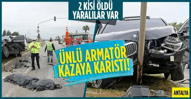 Ünlü armatör Bilal Kadayıfçıoğlu kaza geçirdi! 2 kişi hayatını kaybetti, yaralılar var...