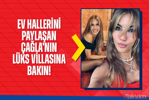Çağla Şıkel ilk göz ağrısıyla ev hallerini paylaştı! Lüks villası dikkat çekti - 1