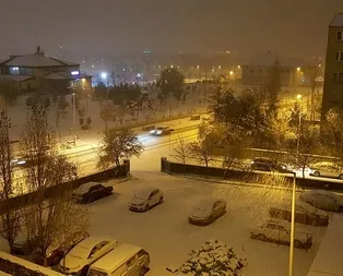 Erzurum beyaza büründü