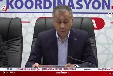 İçişleri Bakanı Ali Yerlikaya’dan deprem açıklaması: Depremden 187 kişi etkilendi