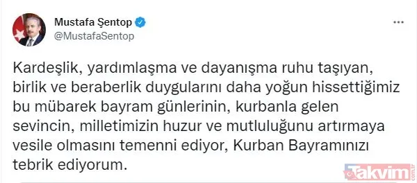 Siyasilerden peş peşe Kurban Bayramı mesajları... Mehmetçik vatan nöbetinde - 13