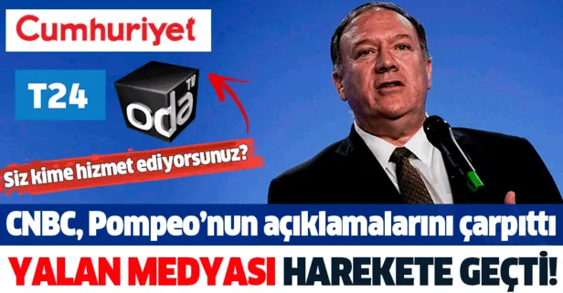 CNBC'nin çarpıttığı skandal habere ortak oldular! Cumhuriyet, OdaTV, T24 siz kime hizmet ediyorsunuz?