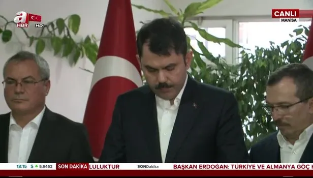 Son dakika: Bakan Murat Kurum'dan Manisa'daki depremle ilgili önemli açıklamalar