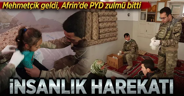 Mehmetçik'ten Afrin'de sağlık taraması