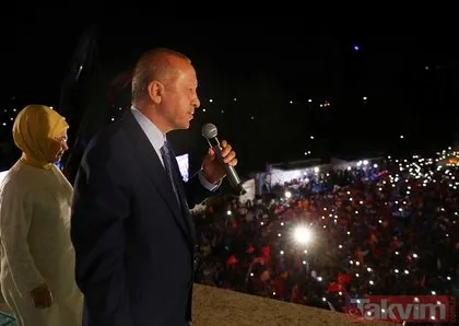 İşte Türkiye’nin ilk Başkanı Erdoğan’ın tarihi konuşmasından kareler