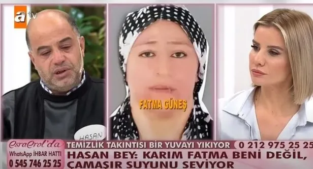 Esra Erol son bölüm izle! Hasan "Çamaşır suyunu benden daha çok seviyor" dediği karısı ile yüzleşiyor!-10