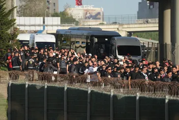Beşiktaş kafilesi RAMS Park’a ulaştı!