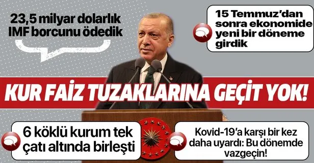 Son dakika: Başkan Erdoğan: Ülkemizin en büyük sigorta ve emeklilik şirketini tesis ediyoruz