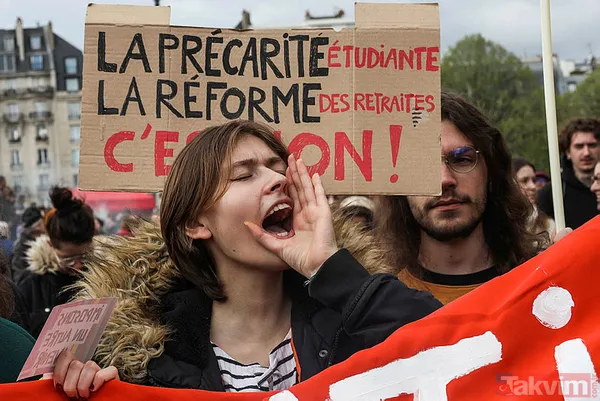 Fransa'da tansiyon yüksek: Sokaklar yine karıştı | Polisler de gösterilere katıldı: Mahkemeler devrede! - 6