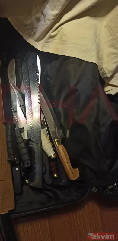 SON DAKİKA: Başak Cengiz'i samuray kılıcıyla katleden Can Göktuğ Boz'un kan donduran koleksiyonu! İşte dehşet evindeki kılıç ve bıçaklar - 3