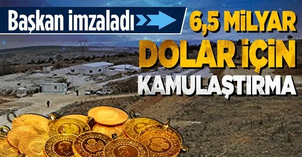 Bilecik Söğüt’te keşfedilen 3,5 milyon onsluk altın için acele kamulaştırma kararı! Başkan Erdoğan imzaladı! Değeri tam 6,5 milyar dolar