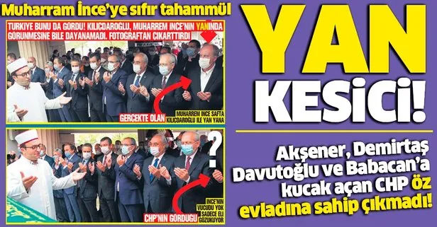 Kemal Kılıçdaroğlu, Muharrem İnce’nin yanında görünmesine dayanamadı!