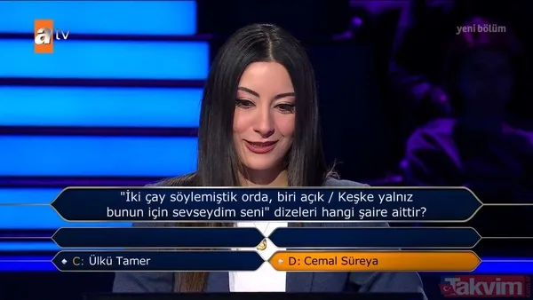 Kim Milyoner Olmak İster'de Kenan İmirzalıoğlu sordu: Mesleği 'Kaşmerlik' olan biri nerede çalışır? - 35