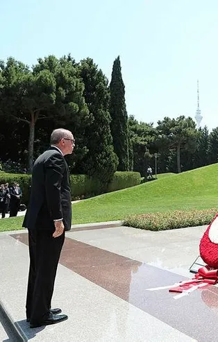 Başkan Erdoğan Azerbaycan'da