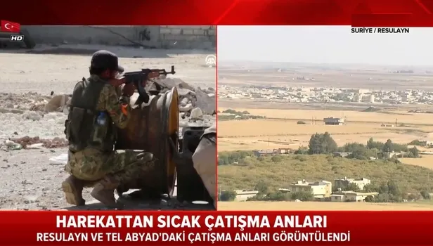 'Barış Pınarı' harekatından sıcak çatışma anları kamerada |Video