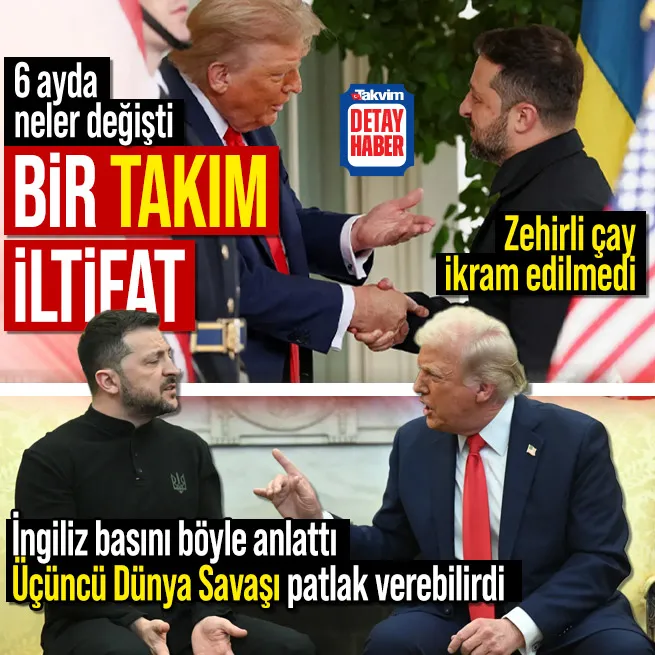 Zelenskiy’e zehirli çay ikram edilmedi! Oval Ofis’te bu kez iltifat yağmuru