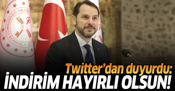 Hazine ve Maliye Bakanı Berat Albayrak'tan doğalgaz indirimi açıklaması: Hayırlı olmasını diliyorum