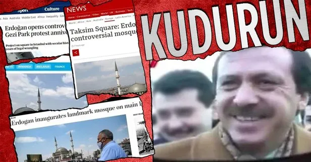 Taksim Camii’nin açılışı uluslararası basını kudurttu