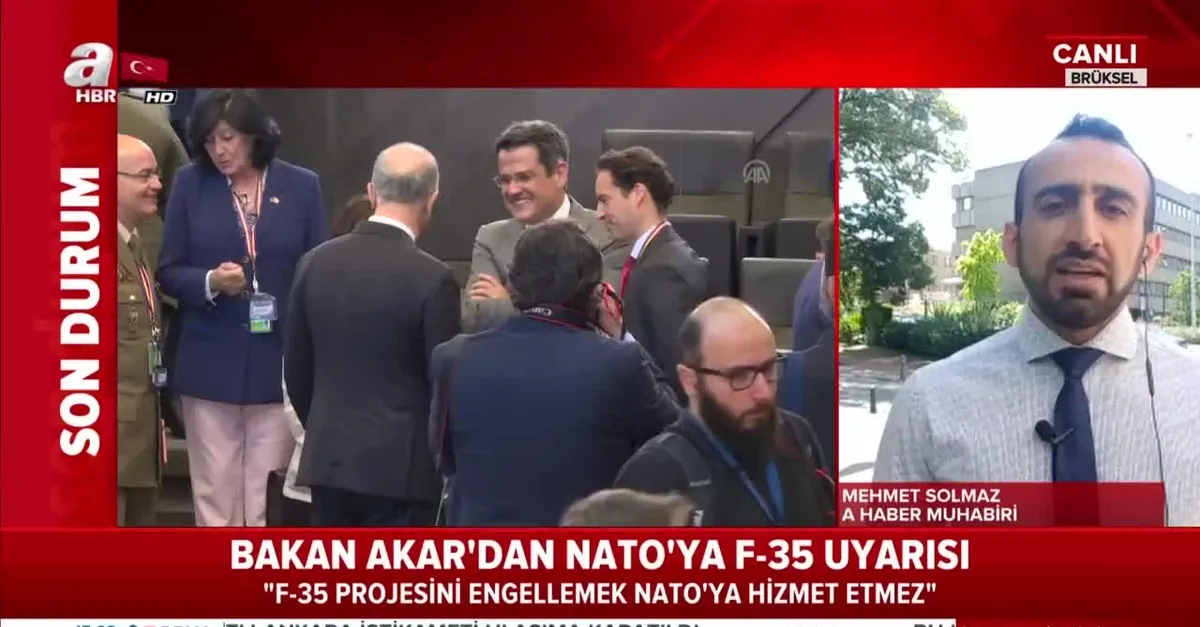 Bakan Akar'dan NATO'ya F-35 uyarısı