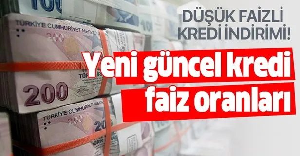 ING, Garanti İş bankası Finansbank TEB, Vakıfbank ve Halkbank kredi faiz oranı...