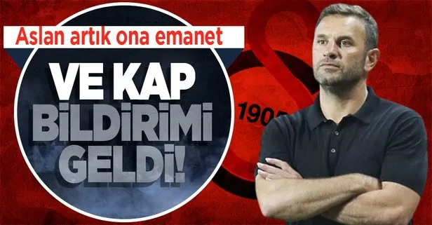 Son dakika: Ve KAP bildirimi geldi! Galatasaray’ın yeni teknik direktörü Okan Buruk