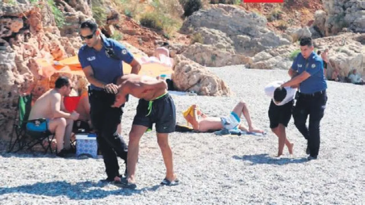 Plaj eşkıyaları: Balta ve neşterle polise direndiler