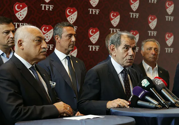 Süper Lig kulüpleri TFF'ye ziyarette bulundu! Birlik ve beraberlik mesajı-2