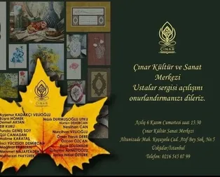 ’Ustalar’ sergisi 6 Kasım’da başlıyor