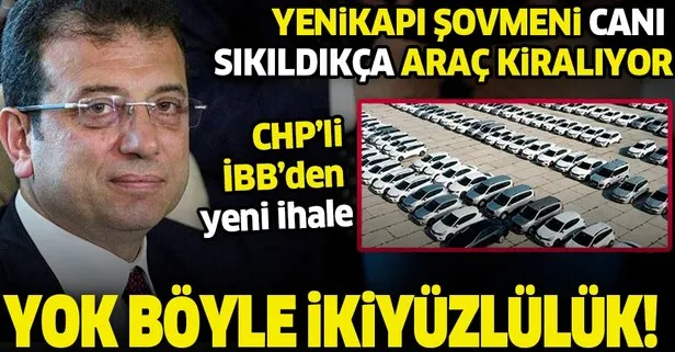 CHP’li İBB Başkanı Ekrem İmamoğlu’nun ikiyüzlülüğü: Yenikapı’da şov yaptıktan sonra üst üste araç ihalerine çıktı