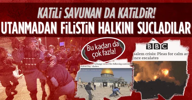 Bu kadar da olmaz! Dünya basını katil İsrail'in safını seçip Filistinlileri suçladı!