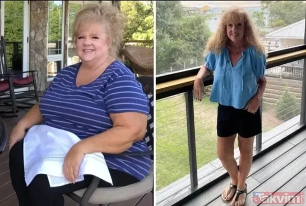 2 çocuk sonrası 38 bedene böyle indi! 57 yaşında 135 kilodan 62'ye düştü! "Sadece 1-2 kilo veririm diye düşünmüştüm..." - 6