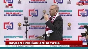 Başkan Erdoğan’dan Antalya mesajı