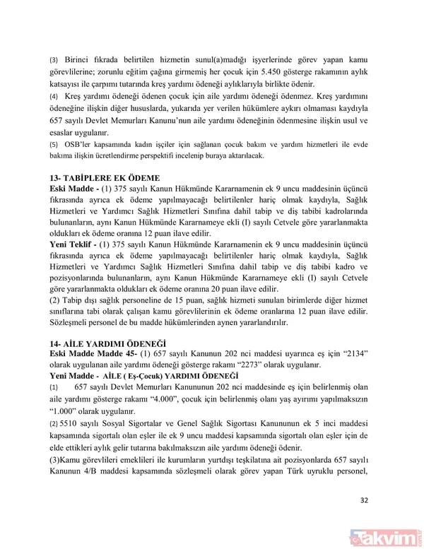 Sendikalar memur ve memur emeklisi için ne talep etti? Memur toplu sözleşme zammı yüzde kaç? İşte detaylar... - 36