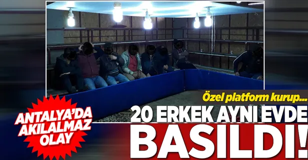 Antalya'da akılalmaz olay