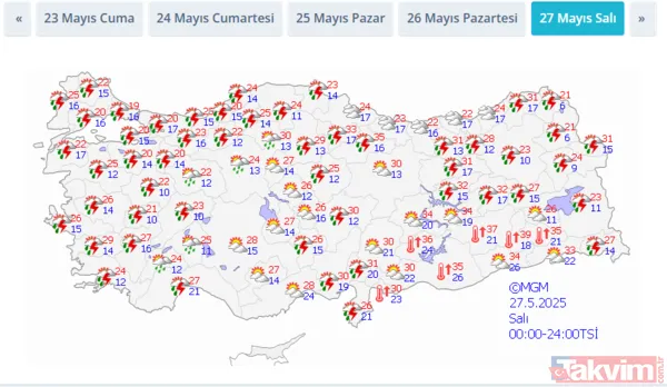 TOZ TAŞINIMI ALARMI: Meteoroloji bölge bölge uyardı! Şemsiye ve maskeler hazır olsun - 30