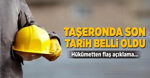 Taşeronda son tarih belli oldu!