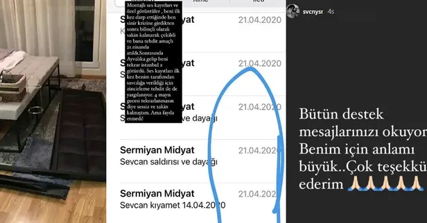 Sermiyan Midyat tarafından darbedilen Sevcan Yaşar o ses kaydını ortaya döktü! 'Çıplak görüntülerimi çekti' demişti...-5