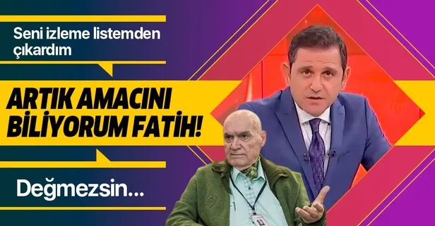 Hıncal Uluç’tan FOX TV sunucusu Fatih Portakal’a sert harekat tepkisi!