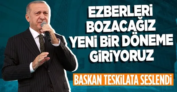 Başkan Erdoğan’dan AK Parti Sivas teşkilatına çağrı: Önemli bir döneme giriyoruz ezberleri bozacağız