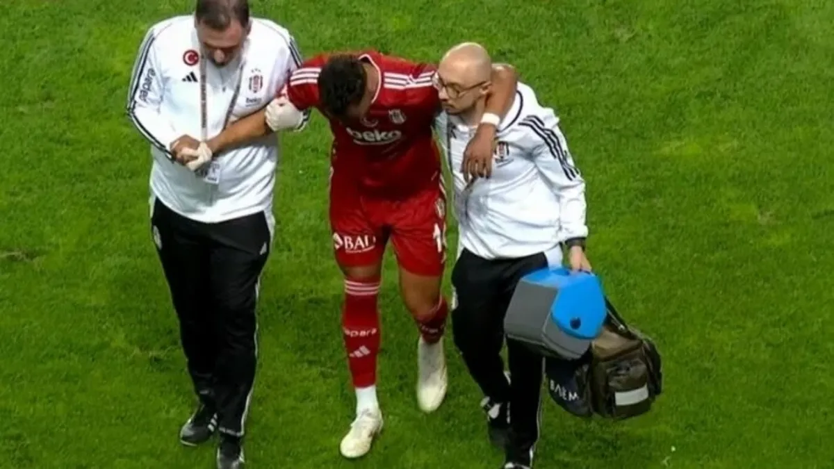 Beşiktaş'ta şok sakatlık! Felix Uduokhai devam edemedi