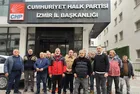 CHP'li belediyenin iştirakinden emekli oldular kıdem tazminatlarını alamadılar! CHP İzmir İl Başkanlığı önünde eylem