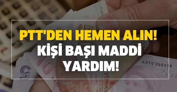 Muhtaç ailelere evde yaşayan kişi sayısına göre maddi destek verilecek