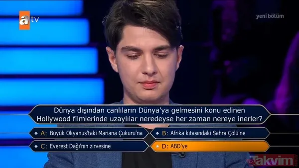 Kenan İmirzalıoğlu'nun sunduğu Kim Milyoner Olmak İster'de kafa karıştıran Demet Akalın sorusu - 45