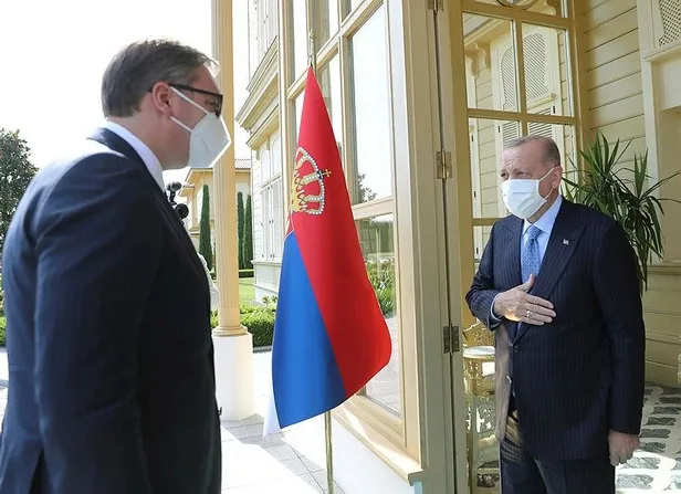 Son dakika: Başkan Erdoğan Sırbistan Cumhurbaşkanı Aleksandar Vucic ile görüştü-2