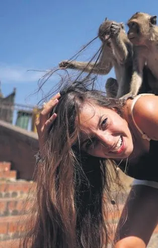 Tayland'ta "Maymun Festivali", dün yapıldı