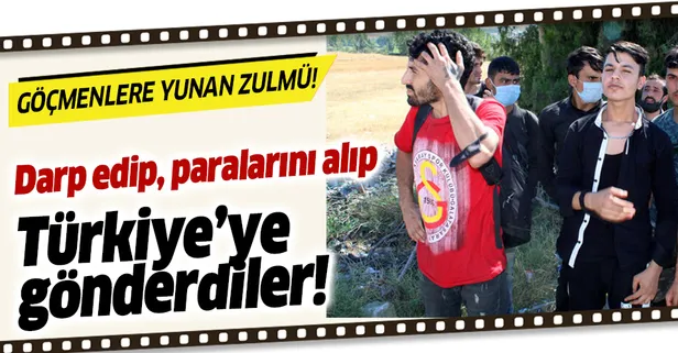 Göçmenlerden 'Yunan güvenlik güçlerinin dövüp, eşyalarını aldığı' iddiası!