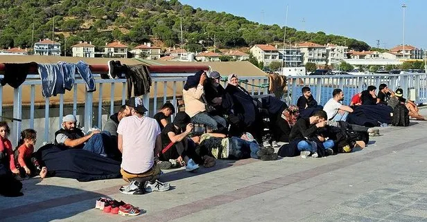 Çeşme'de 82 göçmen yakalandı