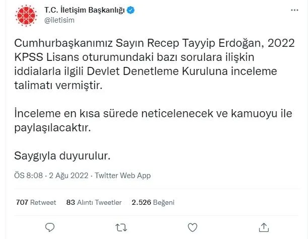 Başkan Erdoğan'dan KPSS için inceleme talimatı: Tek bir evladımızın dahi mağdur olmasına asla müsaade etmeyiz-4
