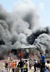 Muğla’da işçilerin kaldığı bir konteyner yandı: Ortalık alev topuna döndü!