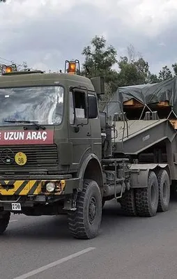 Suriye sınırına askeri sevkiyat